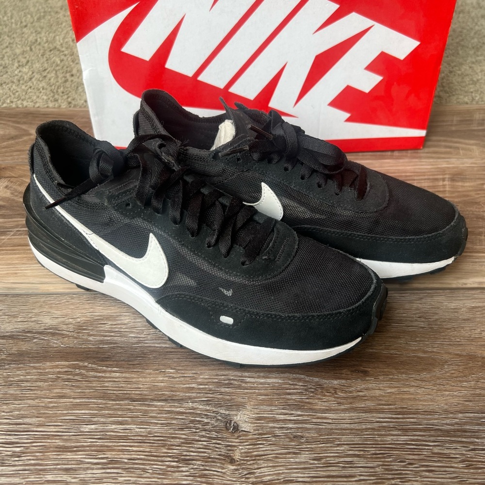 Nike Waffle One running shoes.